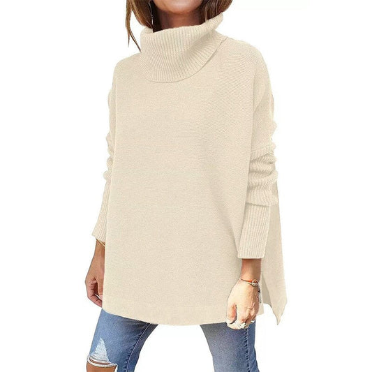 Anna™ - Oversized Turtleneck Sweater in Wool