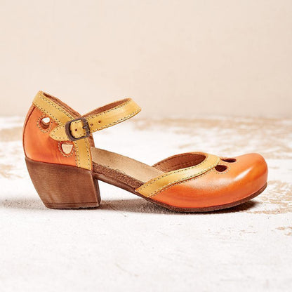 Amanda™ - Comfortable Low-Heeled Sandals