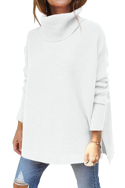 Anna™ - Oversized Turtleneck Sweater in Wool