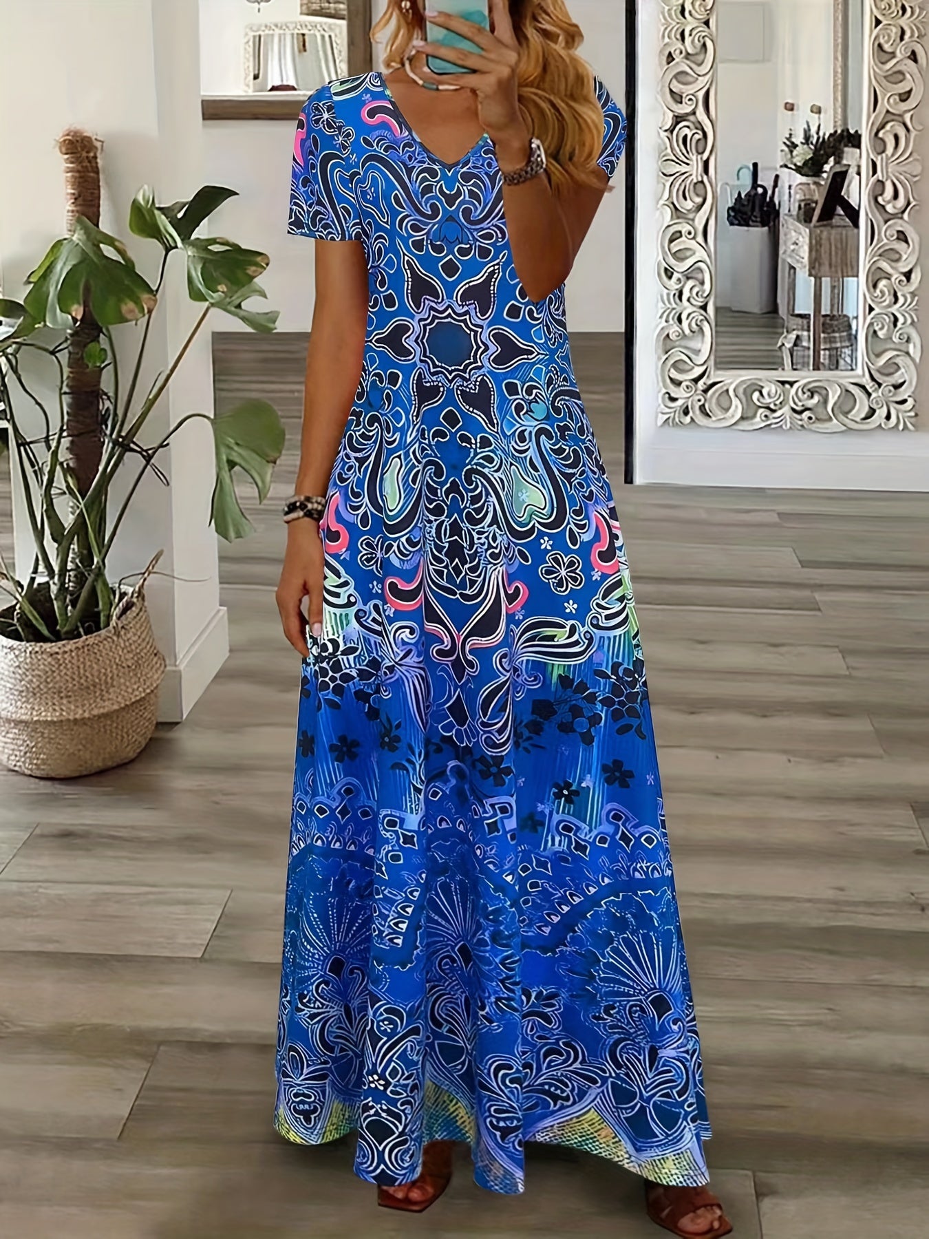 VIVAELLE | Elegant boho long dress for women