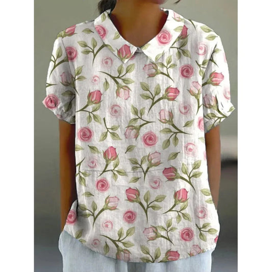 Vivian™ - Retro Floral Shirt