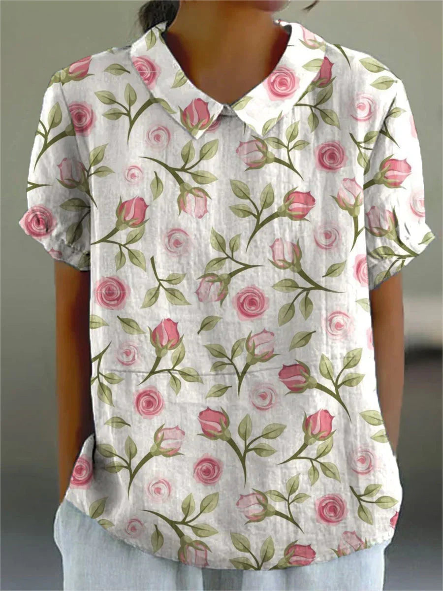 Vivian™ - Retro Floral Shirt