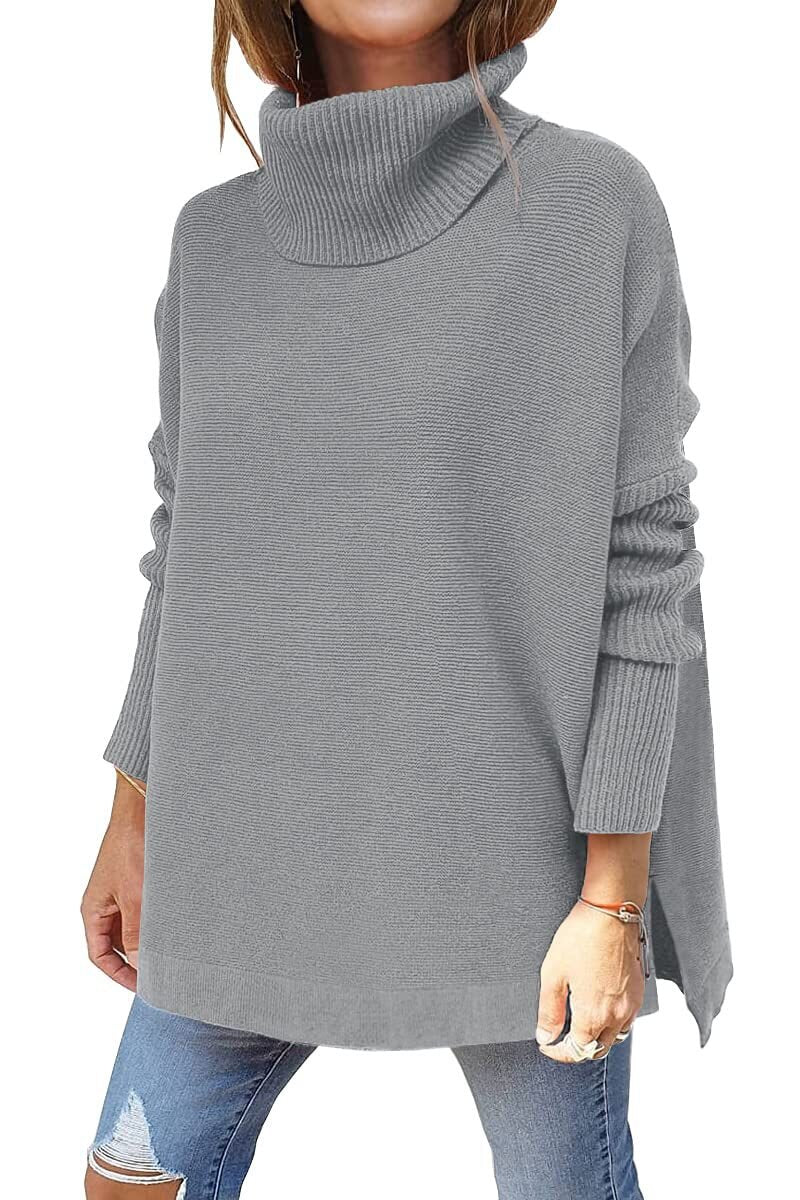 Anna™ - Oversized Turtleneck Sweater in Wool