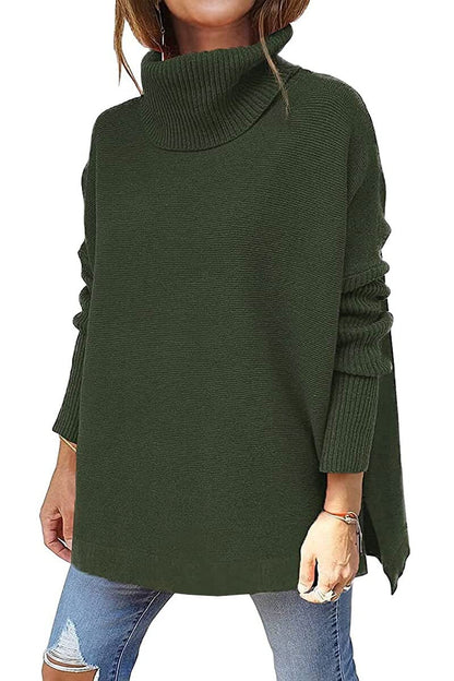 Anna™ - Oversized Turtleneck Sweater in Wool