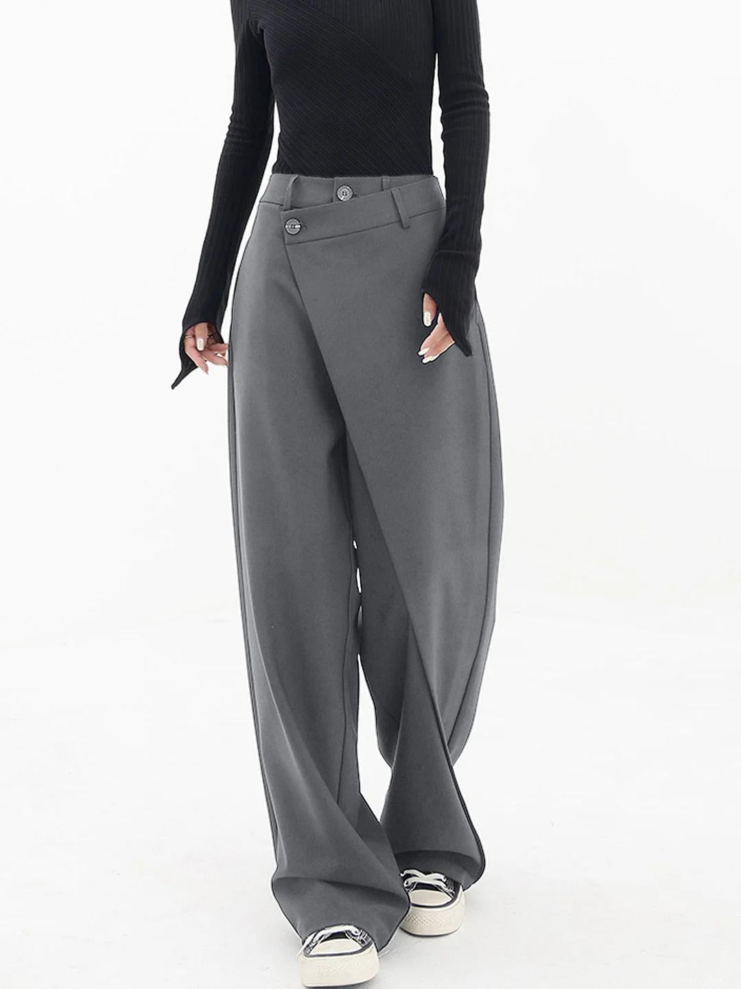 Miriam | Asymmetrical Baggy Trousers