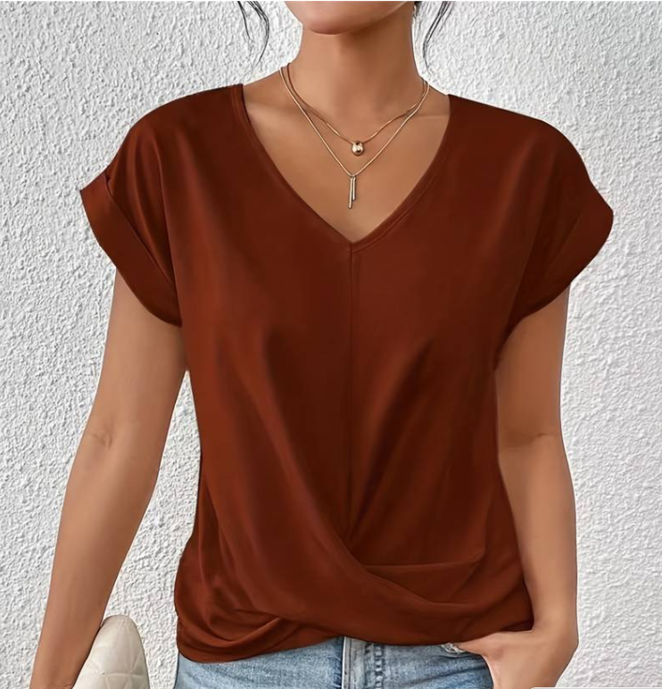 Megan™ | The Perfect V-Neck Top