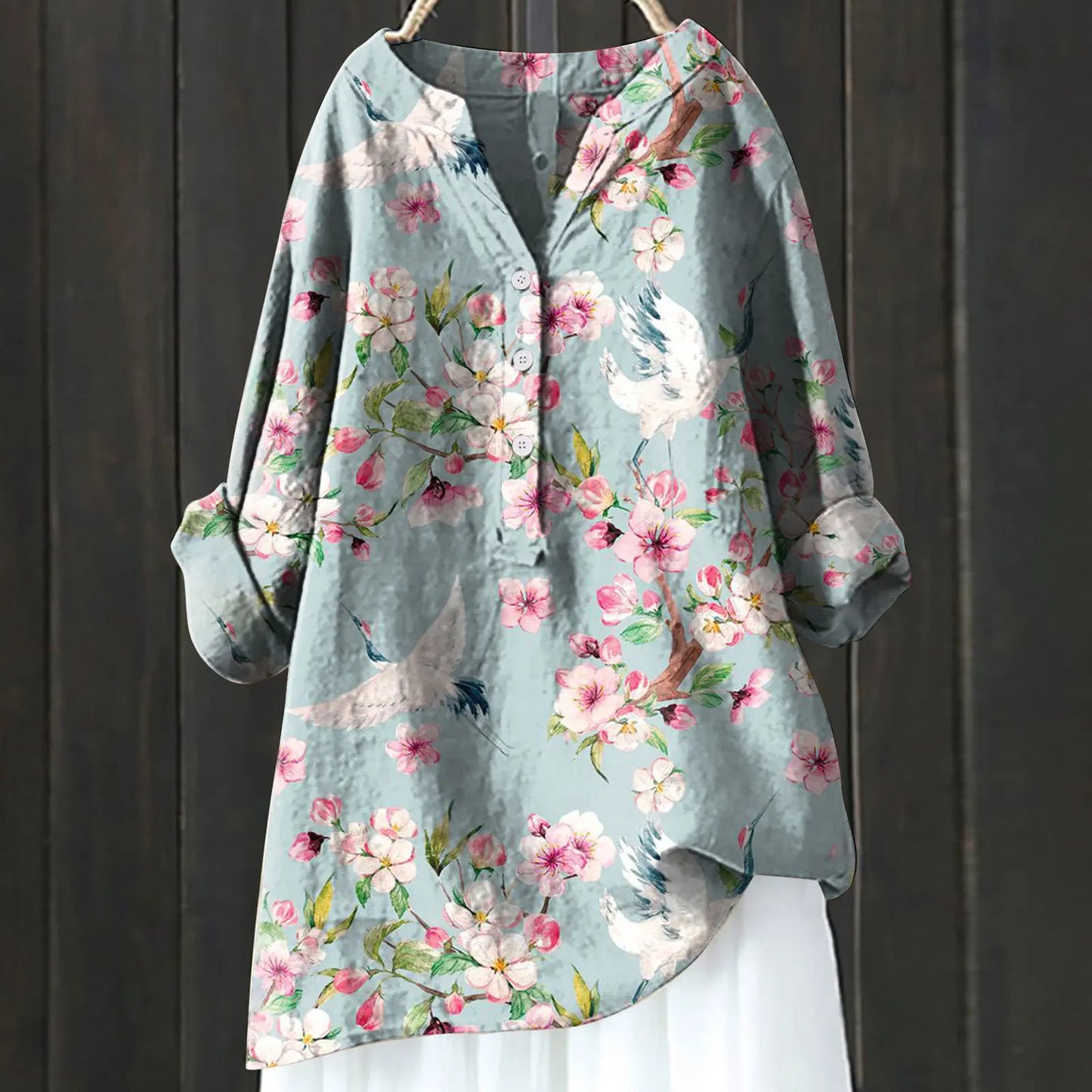 Rina™ - Casual Floral Blouse