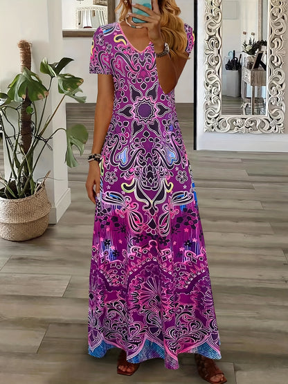 VIVAELLE | Elegant boho long dress for women