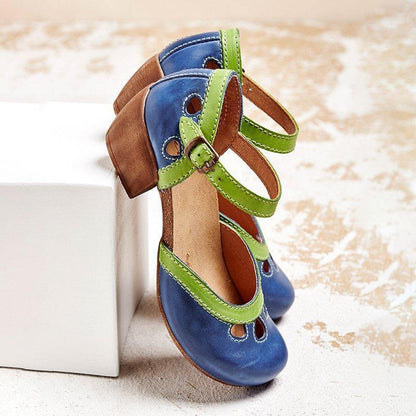 Amanda™ - Comfortable Low-Heeled Sandals