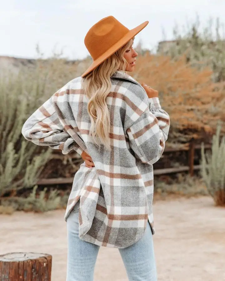 Martia™ | Trendy Plaid Shirt