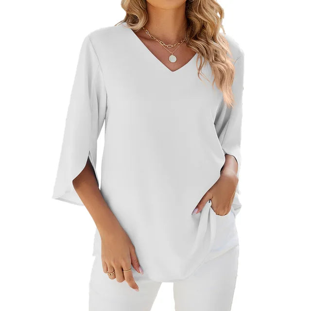 Isabel™ - V-neck blouse