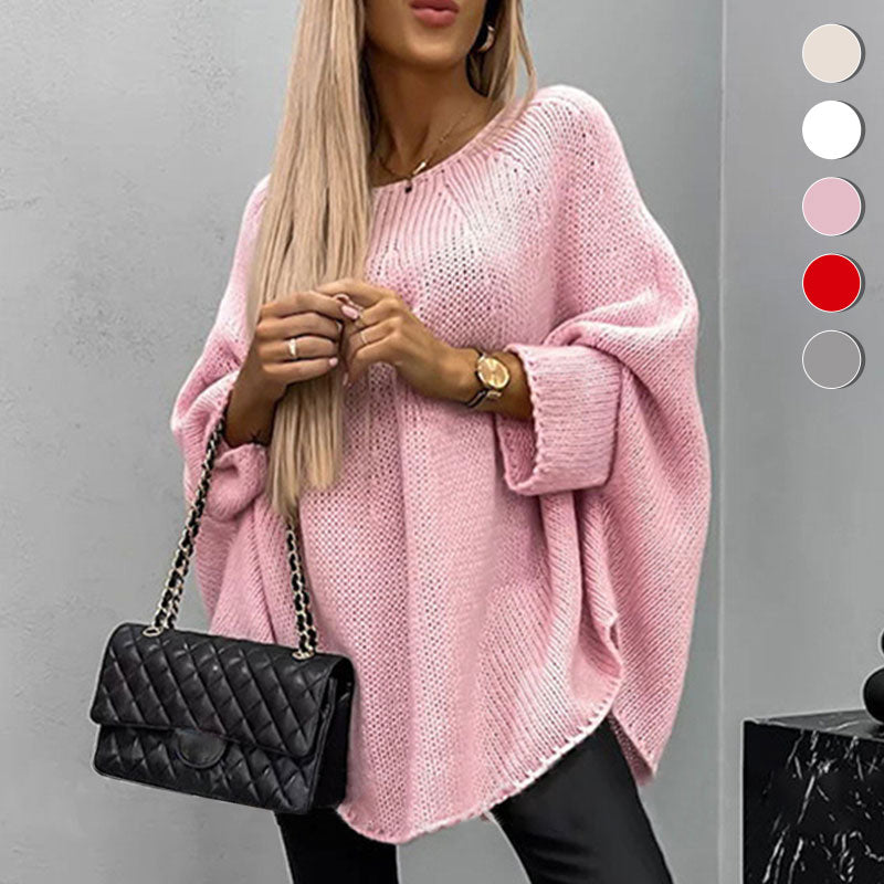 Elly™ - Elegant Knitted Cape Sweater