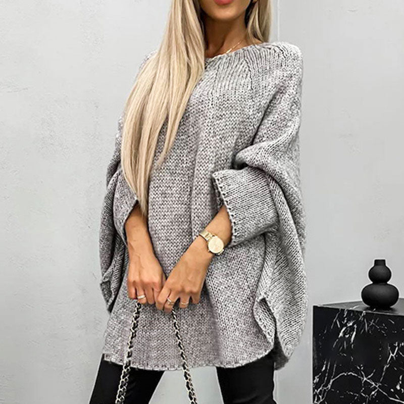 Elly™ - Elegant Knitted Cape Sweater